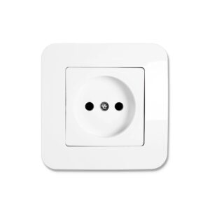Smart home Wi‑Fi plug isolated on a clean studio background